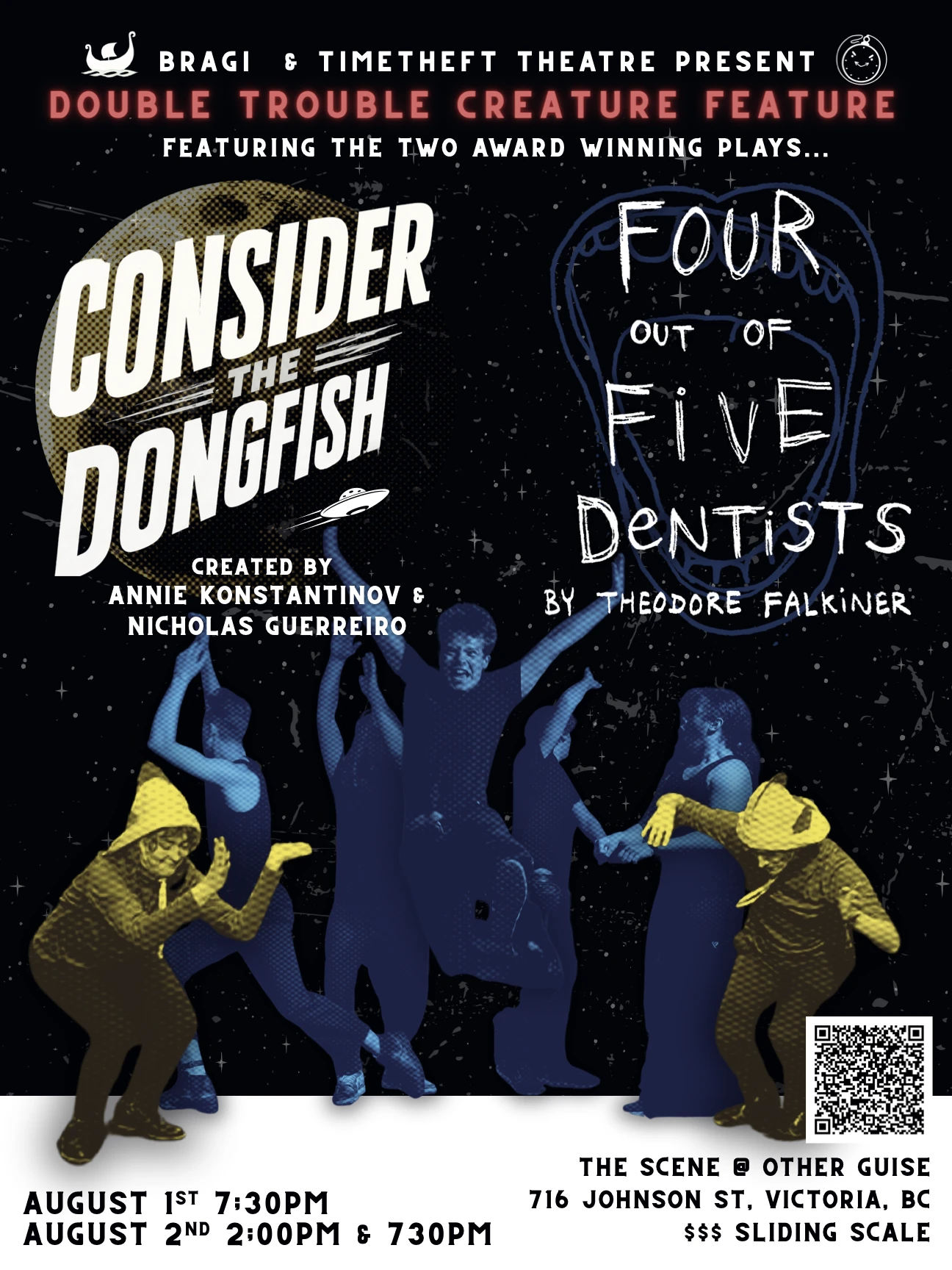 Four out of Five Dentists double feature artwork